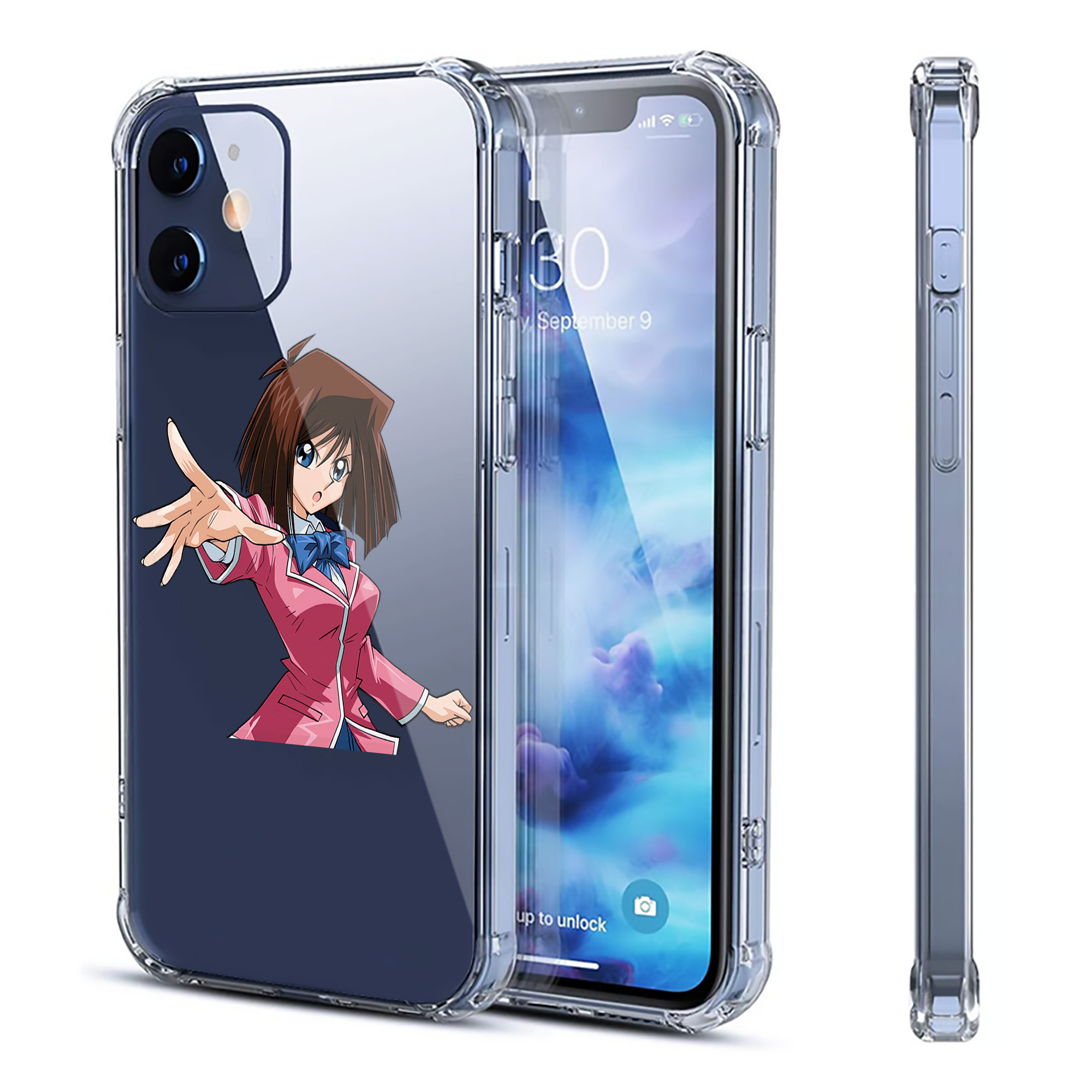 （画像用） 遊☆戯☆王 Yu-Gi-Oh! 【iPhone 12シリーズ対応】透明スマホケース（クリアソフトケース）